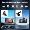 TruAIR Portable 7" CarPlay Car Stereo with Camera - 4 of 4