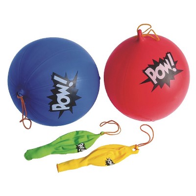 U.S. Toy Superhero Punch Ball Pk12