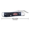 Case XX Rogers Jig Navy Blue Bone RussLock Pocket Knife - 3 of 4
