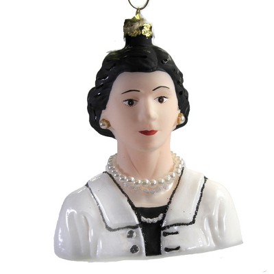 Holiday Ornament 4.0" Coco Chanel Icon Fashion Designer French  -  Tree Ornaments