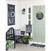 Evergreen Eucalyptus Welcome Burlap House Flag 28 x 44 Inches Outdoor Decor for Homes and Gardens - 2 of 2