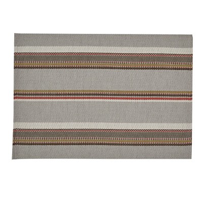 Split P Grayson Stripe Placemat Set - Gray