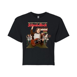Women's - School of Rock - Movie Cover Cropped Graphic T-Shirt - 1 of 4