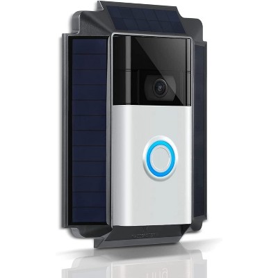 Wasserstein Weatherproof Premium Solar Charger Compatible with Ring Video Doorbell 2nd Generation (2020 Release) Powered by US-Engineered Solar Cells