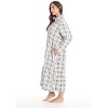 Just Love Women’s Plush Zipper Lounger Robe – Soft Microfleece House Dress with Pockets - 2 of 3