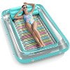 Jasonwell 4-in-1 Inflatable Tanning Lounger, Sun Tan Tub & Pool Raft, Water-Filled Mat for Adults & Kids (Large), Green with Reflective Base - 2 of 4