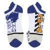 Dragon Ball Z Goku Character Art & Kanji Symbols Men's 5-Pair Ankle Socks - 4 of 4