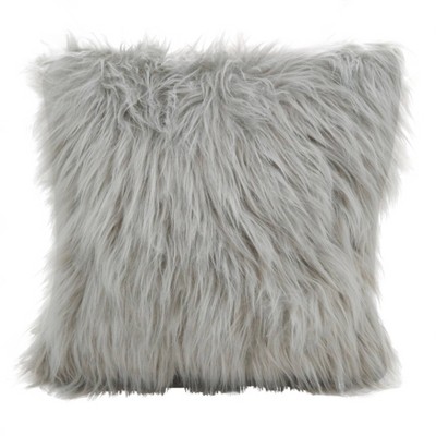 faux sheepskin pillow