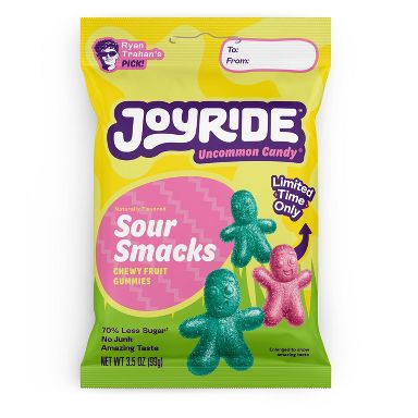JOYRIDE Sour Snacks Candy - Cotton Candy - 3.50oz