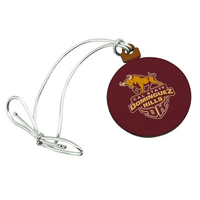California State University Dominguez Hills Primary Logo Mini Small Tiny Wood Christmas Tree Holiday Ornament