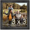 PosterPalooza | 3x3 Wide Barnwood Picture Frame, UV Acrylic, 6 Finishes - Grey, Brown, White, and Black - 2 of 4