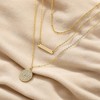 Dainty 14K Gold Plated Necklace - Delicate Pendant Choker for Women - 4 of 4