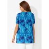 Catherines Women's Plus Size Easy Fit Short Sleeve V-Neck Tunic - 3 of 4