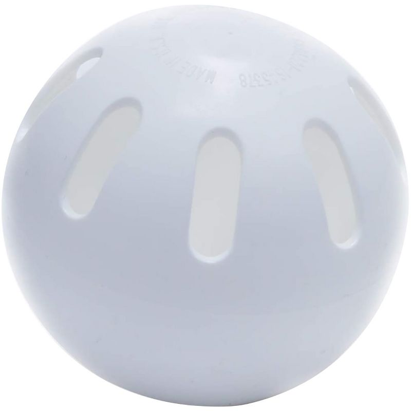 Wiffle Ball 9" Original Regulation Baseball Size Curve Training Plastic Ball, 3 of 4