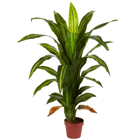 Nearly Natural 4-ft Dracaena Silk Plant (Real Touch) - image 1 of 2