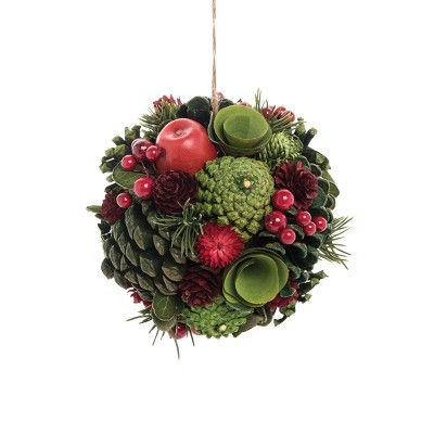 Gallerie II Apple Berry Natural Material Polyfoam Holiday Christmas Xmas Ornament
