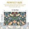 Aoibox Strawberry Thief Placemats Set of 4, Faux Leather Heat Resistant, Non-Slip Waterproof Washable for Dining Table, Indoor Outdoor Kitchen Decor - 3 of 4