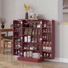 NicBex Freestanding Buffet Cabinet 41" Kitchen Pantry Sideboard Cabinet with 12 Door Shelves, 5-tier Shelving and Adjustable Shelves - 2 of 4