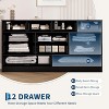 12 Drawers Dressers for Bedroom, 61" Wide Wood Chest of Drawers, TV Stand Dresser for 65" TV, Modern Clothes Storage Organizer for Living Room - 4 of 4