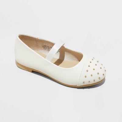 Image of Toddler Ivy Slip-On Ballet Flats - Cat & Jack™ Gold 10T