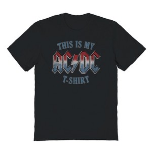 Acdc Men's This Is My Shirt Short Sleeve Graphic Cotton T-Shirt - 1 of 1
