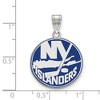 Black Bow Jewelry Sterling Silver New York Islanders NHL Large Pendant - 2 of 3