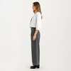 Anna-Kaci Women's Open Front Cropped Blazer with 3/4 Sleeves Structured Clean Lines and Soft Fabric for a Polished Layered Look - 3 of 4