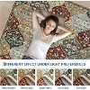 Washable Vintage Runner Rug, Non-Slip, Low Pile, Stain-Resistant, Boho Throw Carpet for Kitchen, Hallway, Living Room, Bedroom. - 3 of 4