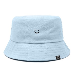 Dalix Lil Smile Cotton Bucket Hat Lightweight Outdoor Travel Beach Everyday Womens - 1 of 4