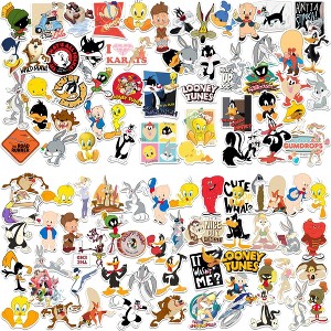 Looney Tunes 100ct Vinyl Large Deluxe Stickers Variety Pack - 1 of 4