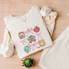 Simply Sage Market Coquette School Chart Sparkle Lightweight Garment Dyed Sweatshirt - 3 of 4