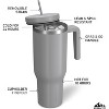 Hydrapeak Voyager 40 Oz Stainless Steel Tumbler , Insulated Water Bottle With Straw, Cupholder Friendly Reusable Travel Mug - 2 of 4