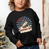 The Juniper Shop Rocket Around The Christmas Tree Youth Ultra-Soft Graphic Sweatshirt - image 2 of 3