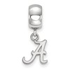 Black Bow Jewelry Sterling Silver Alabama Crimson Tide NCAA Bead Charm - 2 of 4
