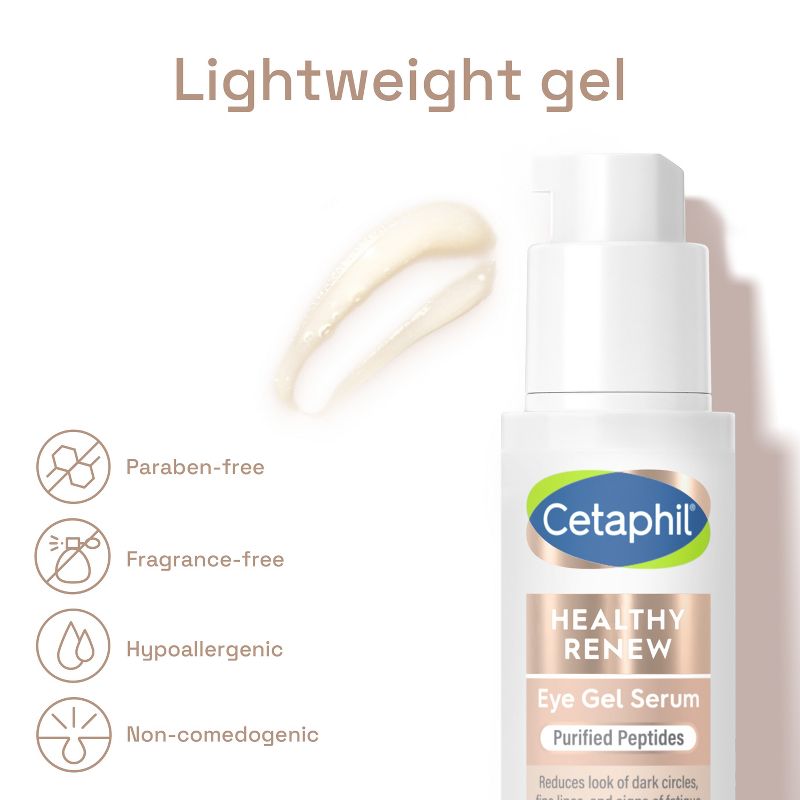 Cetaphil Healthy Renew Eye Gel Serum - 0.5oz, 4 of 12