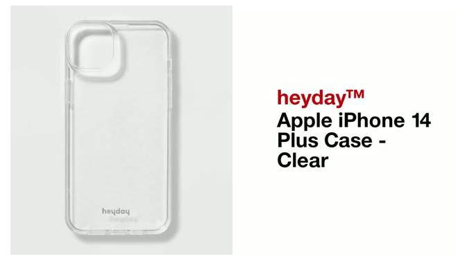 Apple iPhone 14 Plus Case - heyday&#8482; Clear, 2 of 5, play video