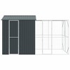 vidaXL Bird Cage Anthracite 416.5 x 103 x 142 cm Galvanized steel - 2 of 4