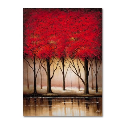 18" x 24" Serenade in Red by Rio - Trademark Fine Art