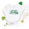 Simply Sage Market Women's Cursive Lucky Clover St. Patrick's Day  Short Sleeve Graphic Tee - 3 of 3