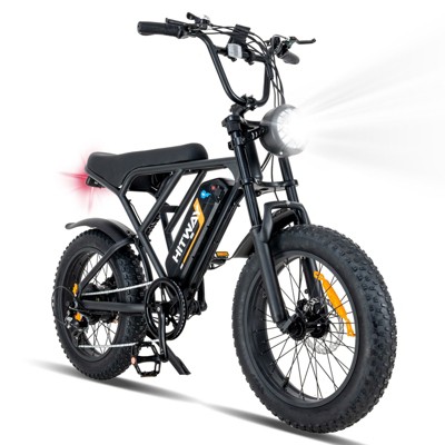 HITWAY BK29M 20*4.0"E Bike Electric Bicycles for Adults, 48V*750W/15AH Mountain E-MTB Bicycle, 7 Gears for Commutin, UL2849 Certified