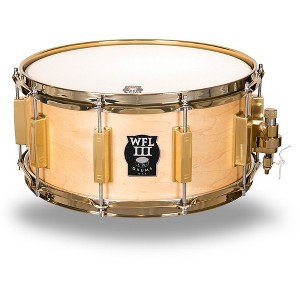 WFLIII Drums Classic Wood Maple Snare Drum With Gold Hardware - 1 of 4