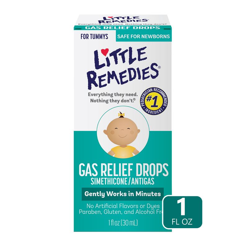 Little Remedies Gas Relief Drops for Babies - Natural Berry - 1 fl oz, 1 of 9