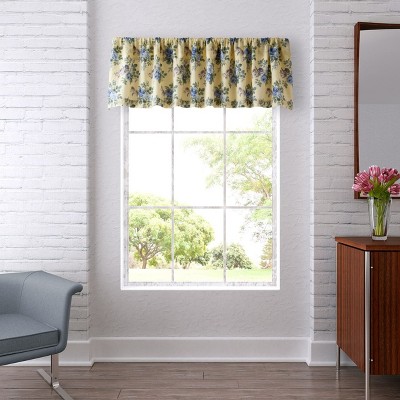 Laura Ashley Linley Valance - 86" X 15" - Pastel Yellow