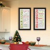 SEVOBAL Wall Art, "Happy Holidays" Black Framed Wall Art Set for Festive Living Room and Bedroom Christmas Decor, Black, 11"*1"*20" - 3 of 4