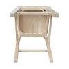 International Concepts Canyon Collection Counter Height Double X-Back  Stool - 24" Seat Height - 4 of 4