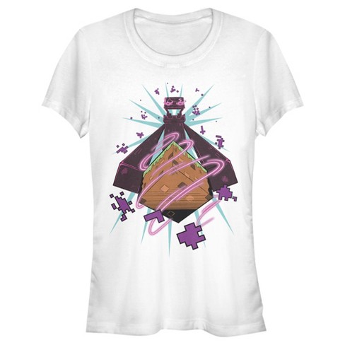 Juniors Womens Minecraft Enderman T-Shirt - image 1 of 4