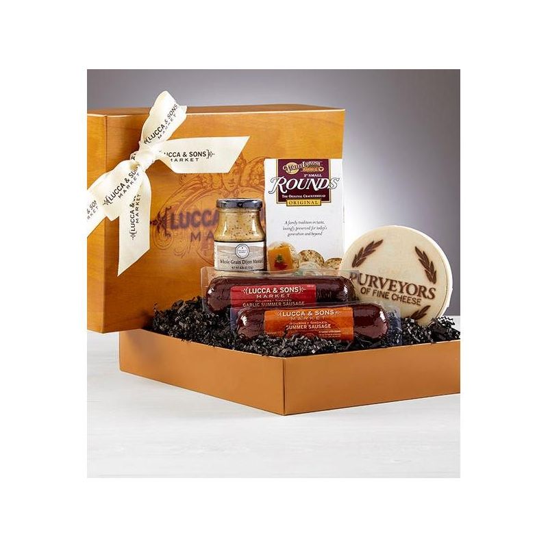 GreatFoods Meat and Cheese Gift Basket with Farm Fresh Cheese, 3 of 4