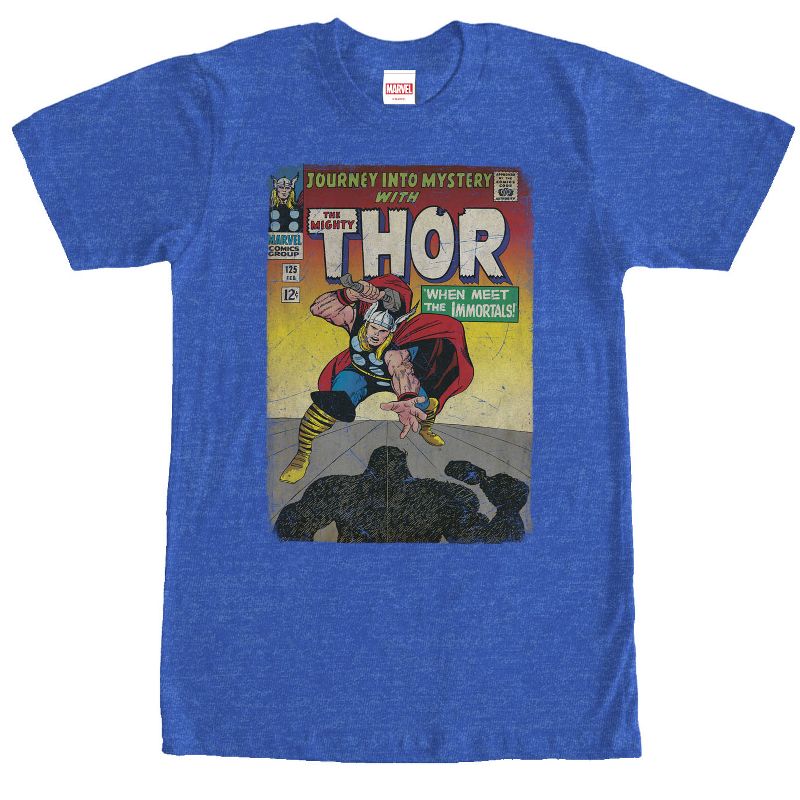 Men's Marvel Thor Comic Book Cover Print T-Shirt, 1 of 5