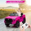 12V Ride on Car for Kids, Licensed Toyota Ride on Truck, Battery Powered Electric Car with Remote Control, LED Lights, Ride On Toys for Boys Girls - 2 of 4