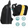 PetAmi Dog Carrier Backpack, Adjustable Ventilated Front Chest Sling Bag, Hiking Camping Travel Pet Puppy Cat - 4 of 4